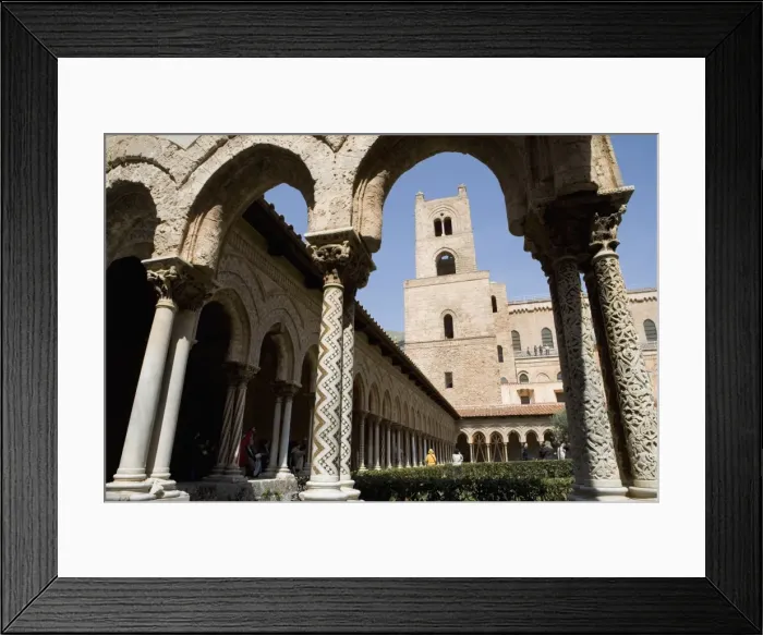 Framed Print : Cloisters, Benedictine Monastery Framed Print : Cloisters, Benedictine Monastery