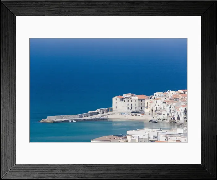 Framed Print : Harbour, Cefalu Framed Print : Harbour, Cefalu