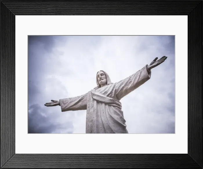 Framed Print : Statue of Christ (Cristo Blanco) (White Jesus), Cusco, Peru, South America Framed Print : Statue of Christ (Cristo Blanco) (White Jesus), Cusco, Peru, South America