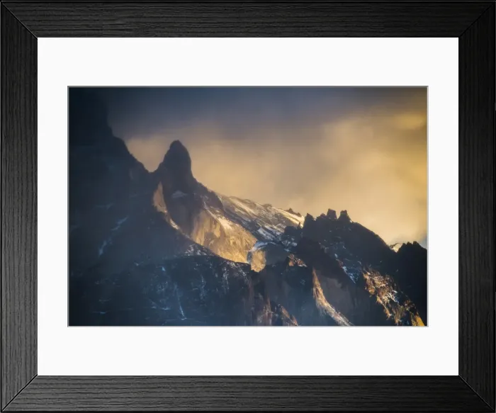 Framed Print : Sunrise Paine Massif (Cordillera Paine), the iconic mountains in Torres del Paine National Park Framed Print : Sunrise Paine Massif (Cordillera Paine), the iconic mountains in Torres del Paine National Park