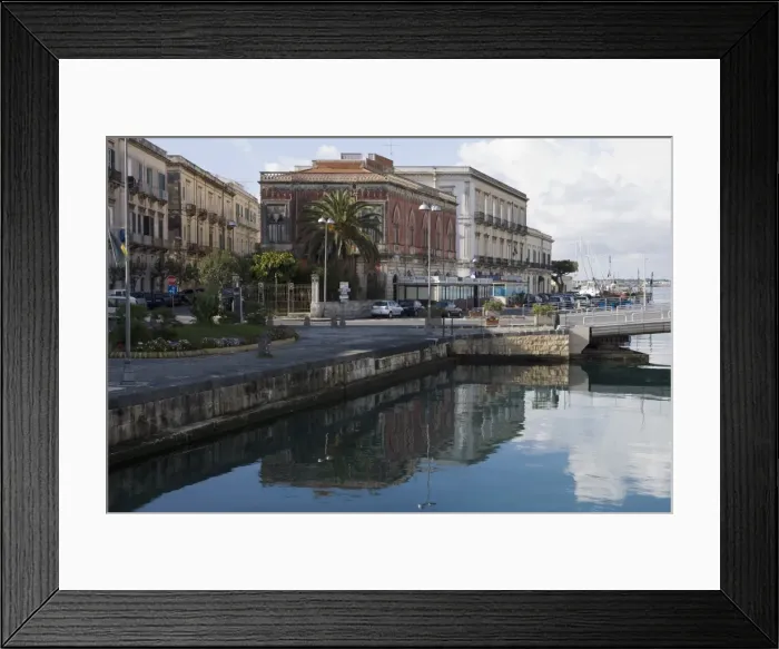 Framed Print : Harbour, Ortygia Framed Print : Harbour, Ortygia