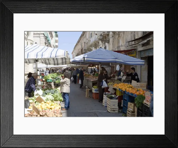 Framed Print : Street market Framed Print : Street market