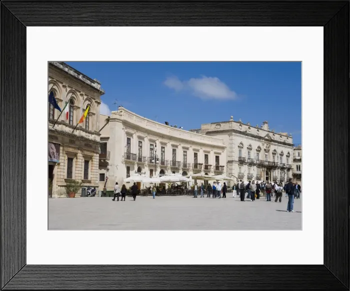 Framed Print : Cafe, Palazzo Beneventano del Bosco Framed Print : Cafe, Palazzo Beneventano del Bosco