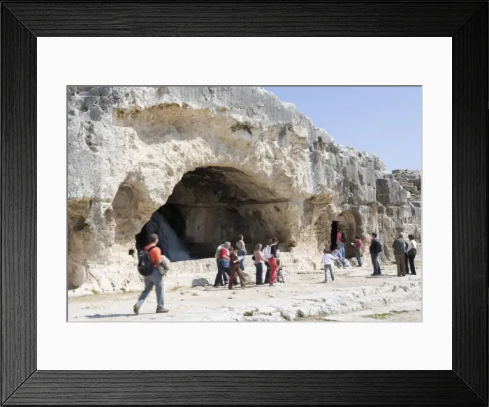Framed Print : Caves, The Greek Theatre Framed Print : Caves, The Greek Theatre