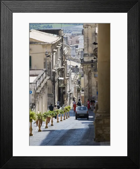 Framed Print : Steep street Framed Print : Steep street