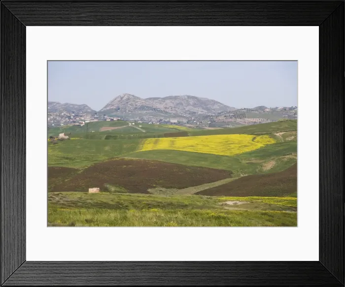 Framed Print : Rural landscape near Agrigento Framed Print : Rural landscape near Agrigento