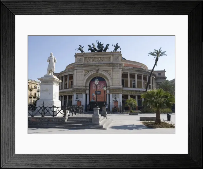 Framed Print : Teatro Massimo Framed Print : Teatro Massimo
