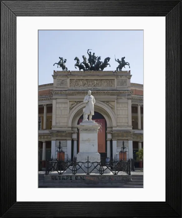 Framed Print : Teatro Massimo Framed Print : Teatro Massimo