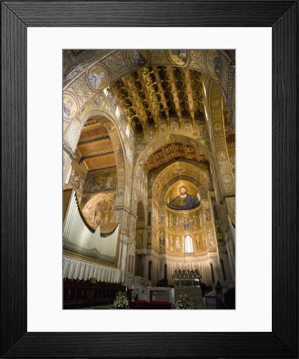 Framed Print : Altar, interior of the cathedral Framed Print : Altar, interior of the cathedral