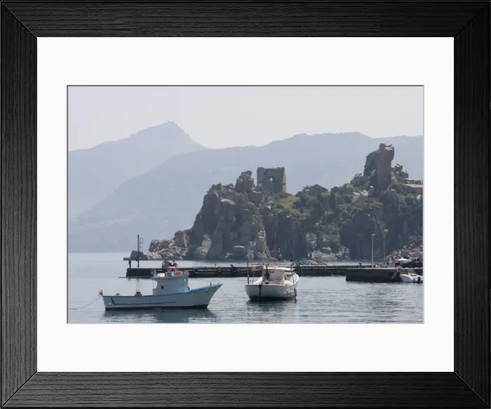 Framed Print : Harbour, Cefalu Framed Print : Harbour, Cefalu