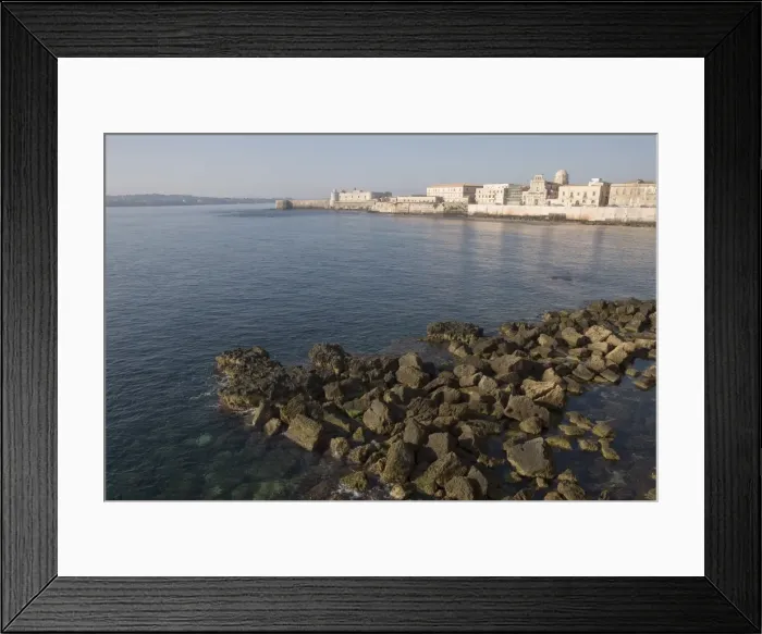 Framed Print : Bay, Ortygia Framed Print : Bay, Ortygia