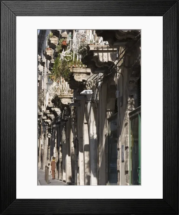 Framed Print : Street, Ortygia Framed Print : Street, Ortygia