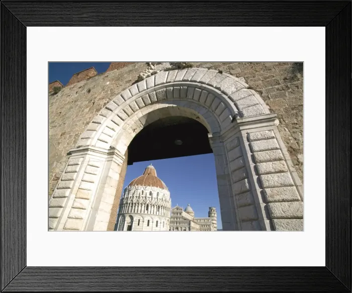 Framed Print : View of Piazzetta dei Miracoli