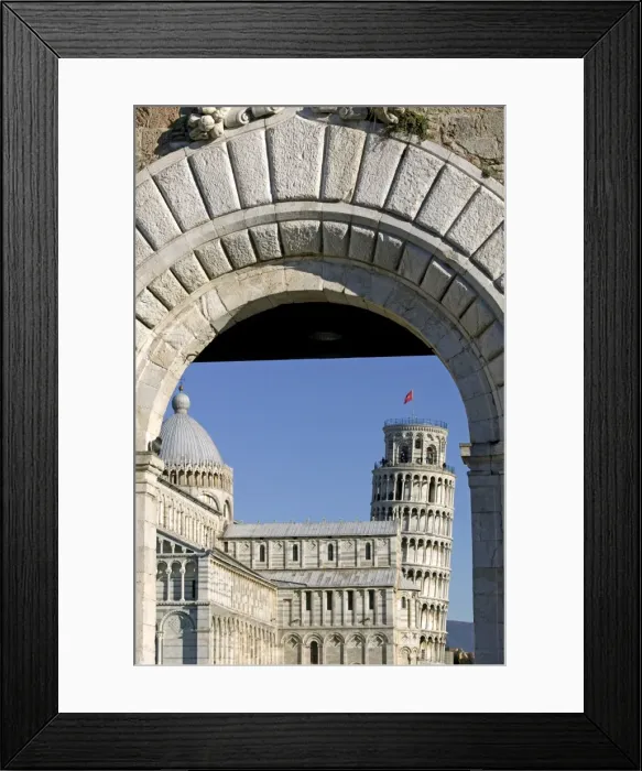 Framed Print : View of Piazzetta dei Miracoli including Duomo and Leaning Tower Framed Print : View of Piazzetta dei Miracoli including Duomo and Leaning Tower