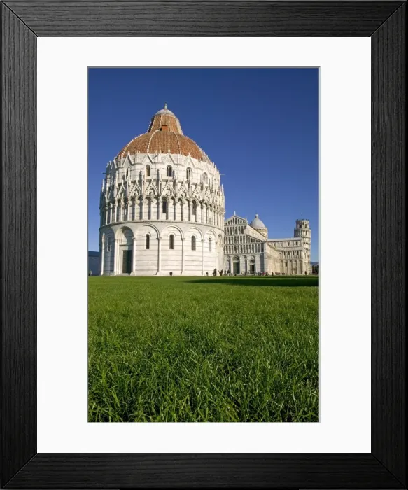 Framed Print : Baptisery and cathedral (Duomo) Framed Print : Baptisery and cathedral (Duomo)