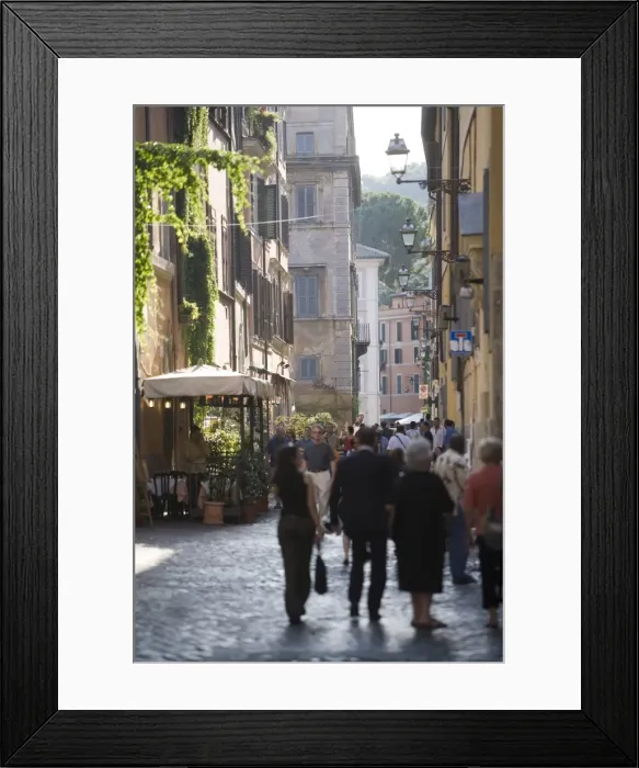Framed Print : Via della Lungaretta Framed Print : Via della Lungaretta