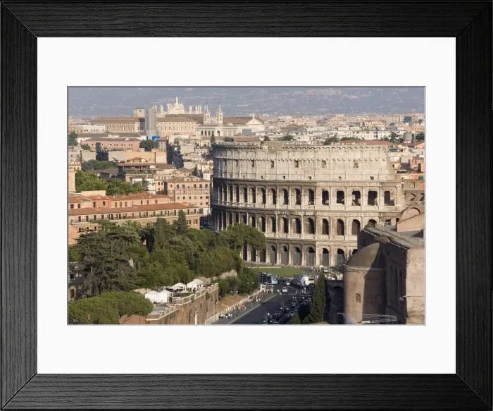 Framed Print : View from Altare della Patria of Colosseum Framed Print : View from Altare della Patria of Colosseum