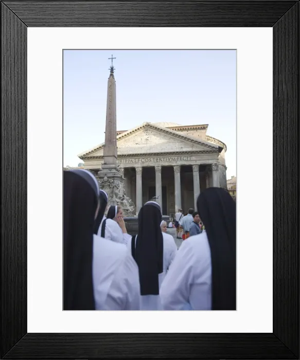 Framed Print : Rotonda Square and Pantheon Framed Print : Rotonda Square and Pantheon