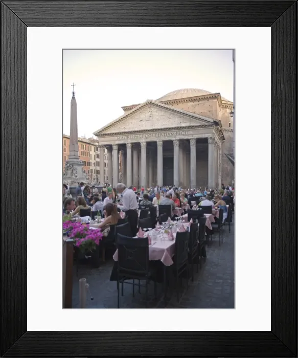 Framed Print : Rotonda Square and Pantheon Framed Print : Rotonda Square and Pantheon
