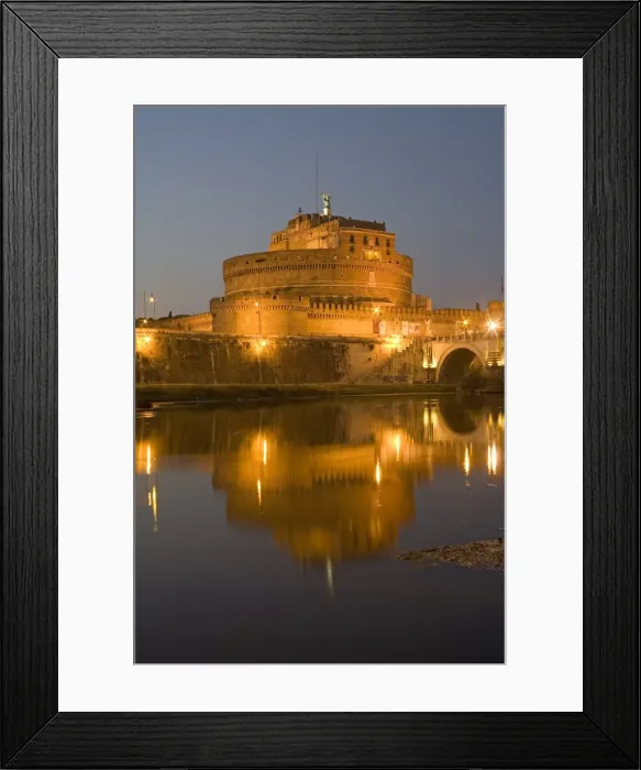 Framed Print : St. Angelo Castle (Castello San Angelo) (Mole Adriana) Framed Print : St. Angelo Castle (Castello San Angelo) (Mole Adriana)