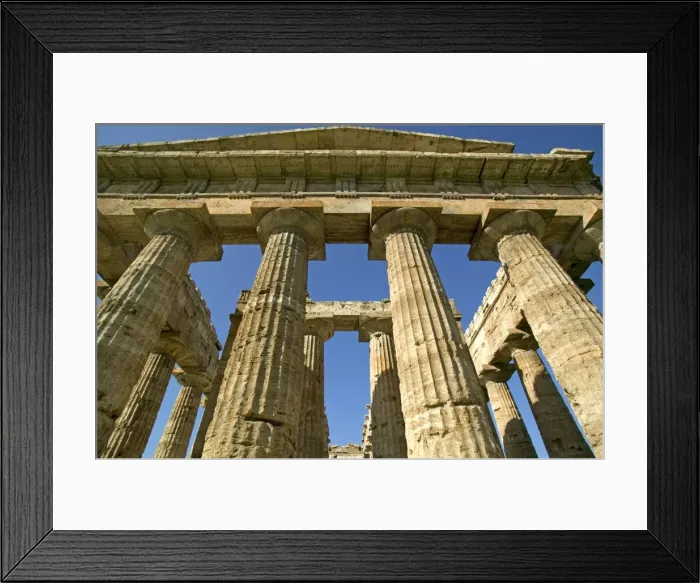 Framed Print : Temple of Poseidon (Neptune) Framed Print : Temple of Poseidon (Neptune)