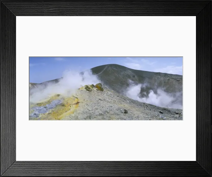 Framed Print : The crater on Vulcano Framed Print : The crater on Vulcano