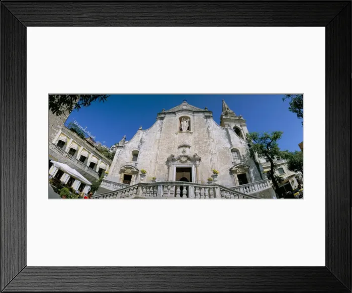 Framed Print : Church facing east on Piazza IX Aprile Framed Print : Church facing east on Piazza IX Aprile