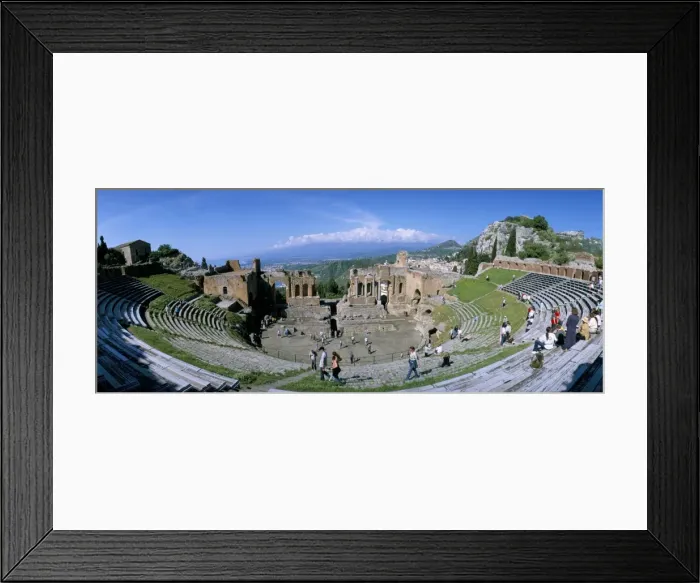 Framed Print : Morning light on the Greek theatre Framed Print : Morning light on the Greek theatre