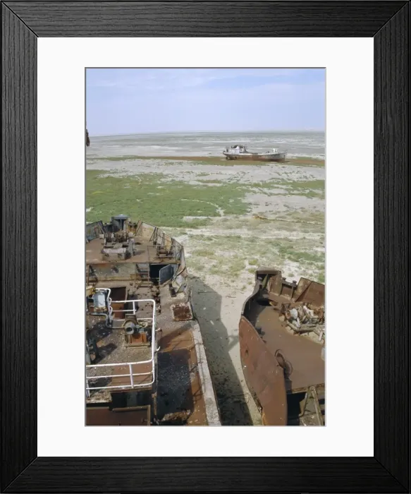 Framed Print : Ships graveyard near Araisk Framed Print : Ships graveyard near Araisk