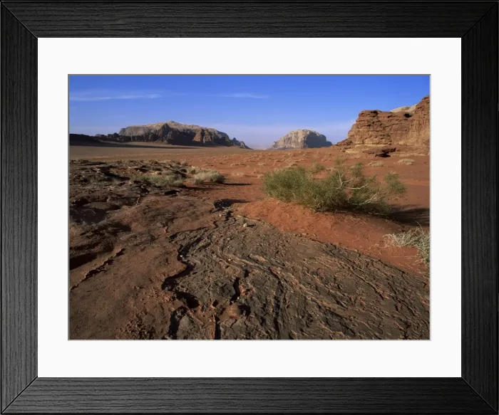 Framed Print : Looking north up Wadi Rum Framed Print : Looking north up Wadi Rum