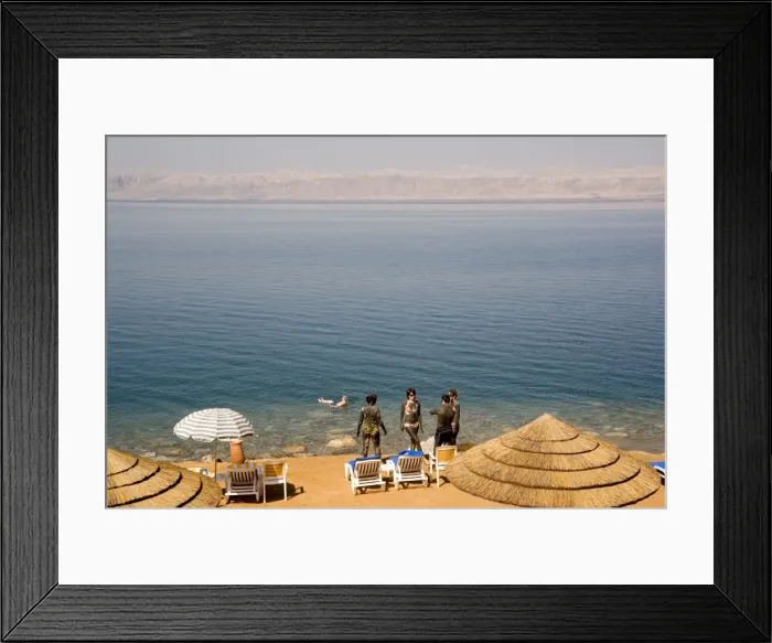 Framed Print : Dead Sea, from Movenpick hotel Framed Print : Dead Sea, from Movenpick hotel