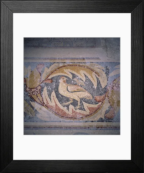 Framed Print : Close-up of mosaic dating from the 6th century AD Framed Print : Close-up of mosaic dating from the 6th century AD