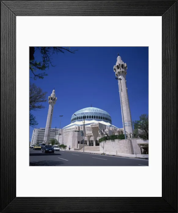 Framed Print : The King Abdullah Mosque Framed Print : The King Abdullah Mosque