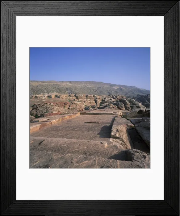Framed Print : The Nabatean sacrificial altar used for worship of the god Dushara Framed Print : The Nabatean sacrificial altar used for worship of the god Dushara