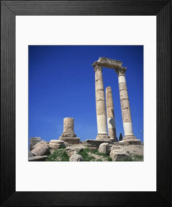 Framed Print : Remaining columns from the Roman Temple of Hercules Framed Print : Remaining columns from the Roman Temple of Hercules