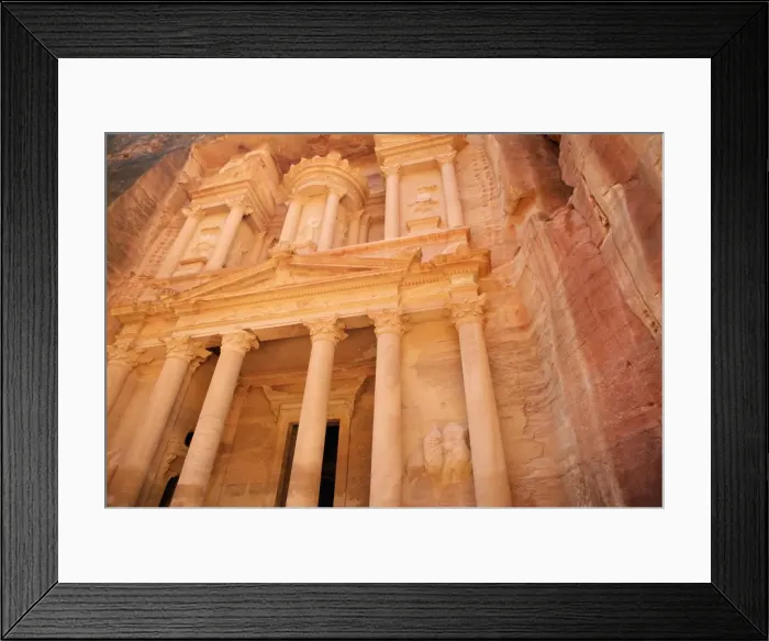 Framed Print : Facade of the Treasury (El Kazneh) Framed Print : Facade of the Treasury (El Kazneh)