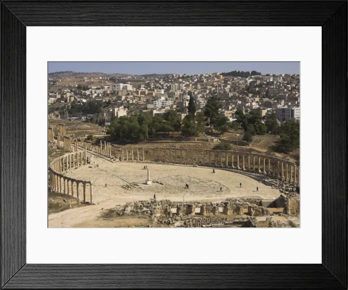 Framed Print : View from above of oval Roman Forum Framed Print : View from above of oval Roman Forum