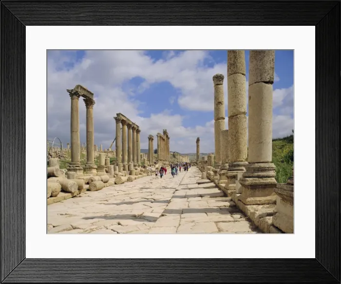 Framed Print : The colonnaded street Framed Print : The colonnaded street