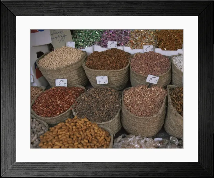 Framed Print : Nuts and sweets for sale Framed Print : Nuts and sweets for sale