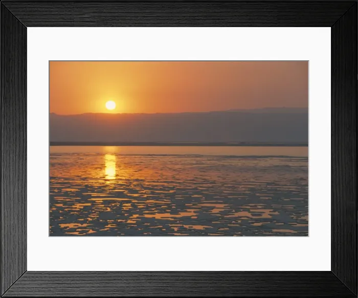 Framed Print : Sunset on the Dead Sea Framed Print : Sunset on the Dead Sea
