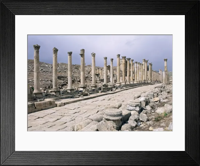 Framed Print : Archaeological site of Jerash Framed Print : Archaeological site of Jerash