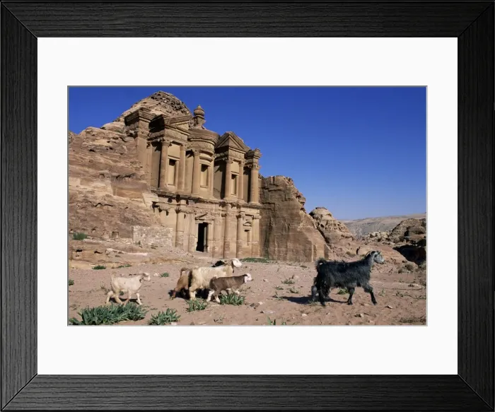Framed Print : El Deir (Ed-Deir) (the Monastery)