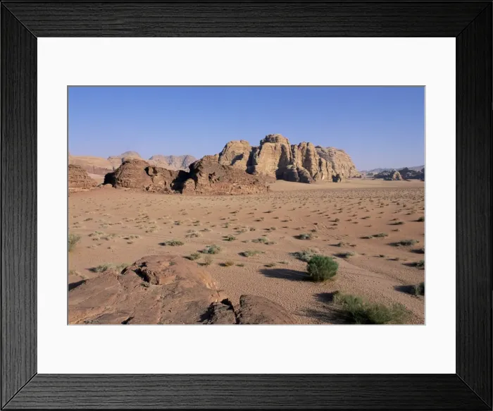 Framed Print : Desert, Wadi Rum Framed Print : Desert, Wadi Rum