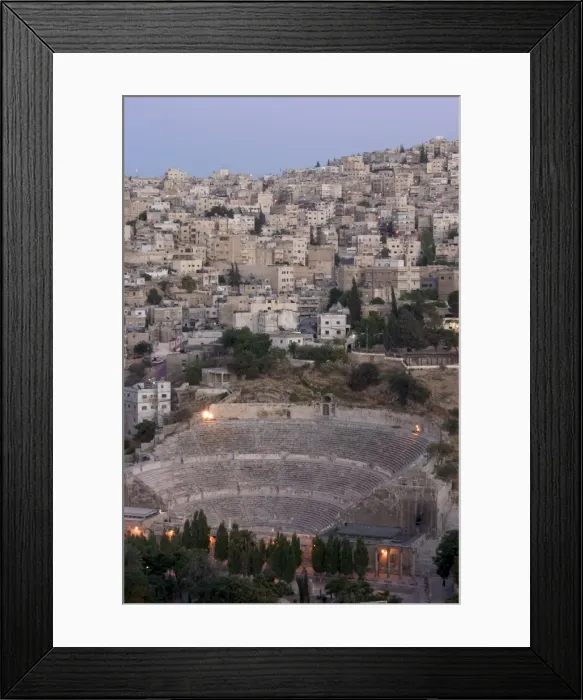 Framed Print : Roman Theatre in the evening Framed Print : Roman Theatre in the evening