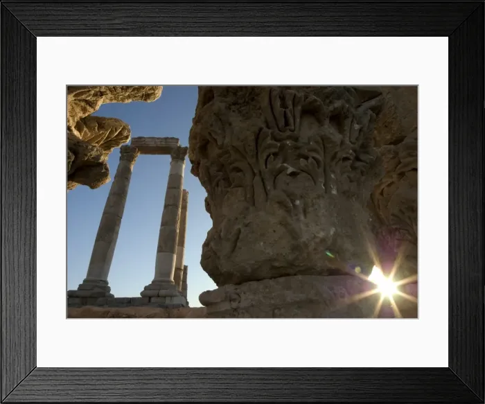 Framed Print : Sunset, Citadel ruins Framed Print : Sunset, Citadel ruins