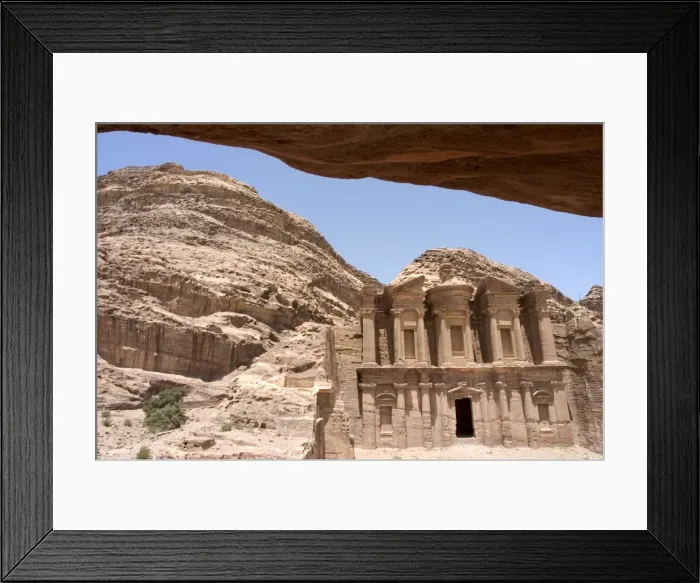 Framed Print : Cave view of the Monastery Framed Print : Cave view of the Monastery