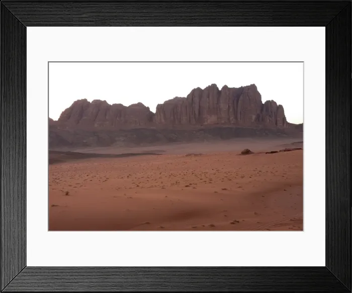 Framed Print : Desert scenery