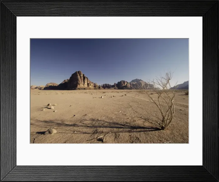 Framed Print : Desert, Wadi Rum Framed Print : Desert, Wadi Rum