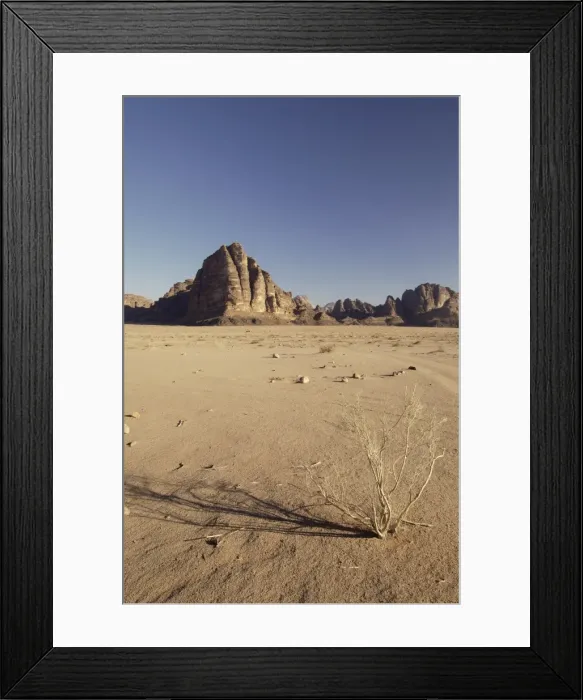 Framed Print : Desert, Wadi Rum Framed Print : Desert, Wadi Rum