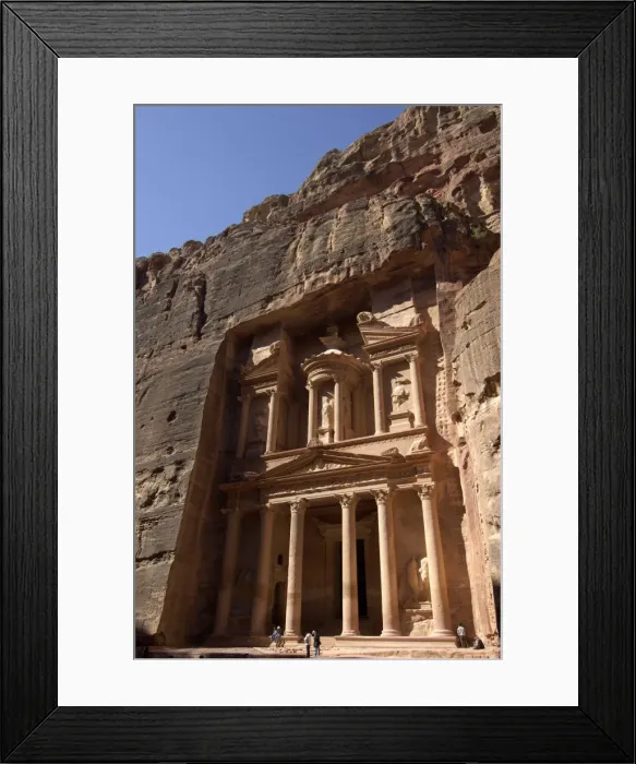 Framed Print : The Treasury (Al Khazneh) (El Khazneh) (Al Khazna) Framed Print : The Treasury (Al Khazneh) (El Khazneh) (Al Khazna)